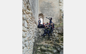 Le groupe 3 Jusqu'à la chapelle Saint Blaise