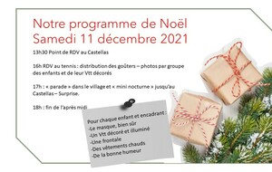 Modification de l'entrainement du 11 décembre