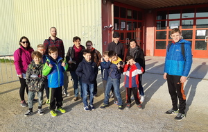 Photo de groupe à l'arrivée