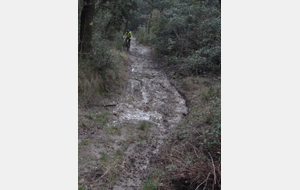 Passage très boueux !