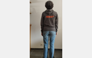 Pull à capuche Uni (gris ou bleu)