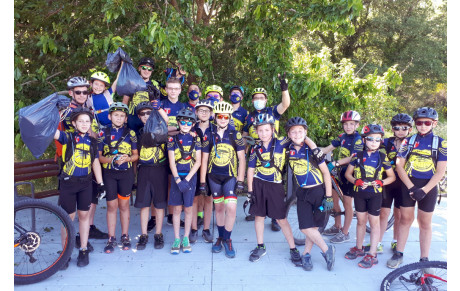 Après-midi &quot;bois propres&quot; pour l'école VTT !