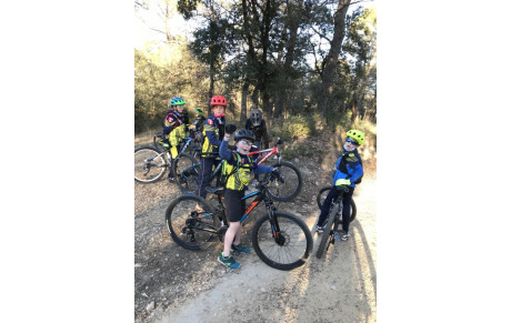 Le groupe 1 dans le canyon